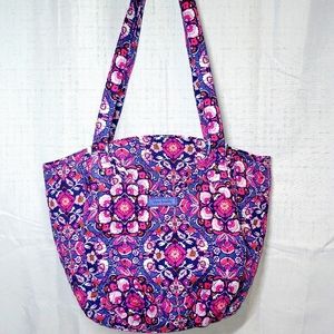 Vera Bradley Glenna Shoulder Bag-Magenta Medallion